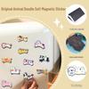 20 Cute Animal Fridge Magnets - Cats, Dogs, Cartoon Graffiti, Waterproof