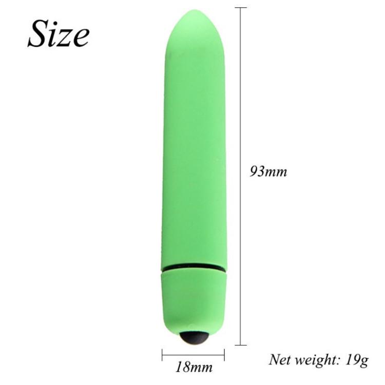 10-Mode Erotic Bullet Vibrator for Female Self-Pleasure