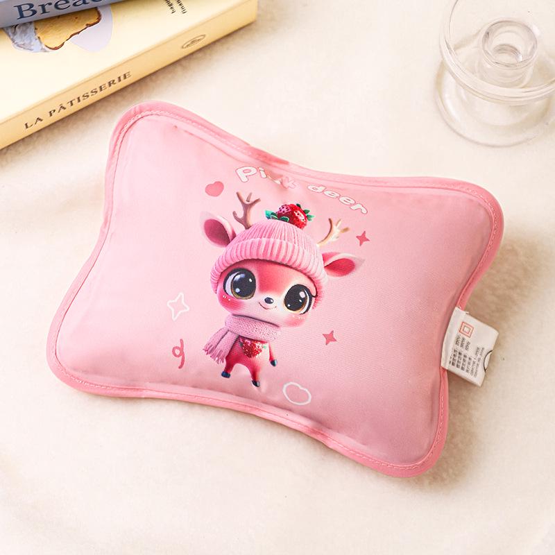 Cute Cartoon Explosion-Proof Hand Warmer Hot Water Bag - Safe and Cozy Winter Gift