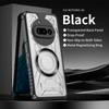 KEYSION Transparent Magnetic Case for Nothing Phone 3A Pro Silicone+PC Heavy Duty Shockproof Phone Cover for Nothing Phone 3A