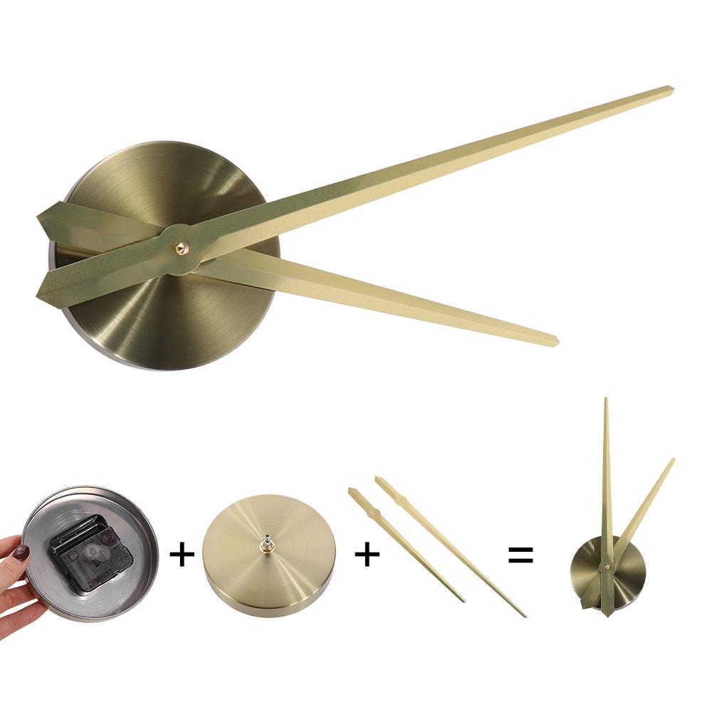 DIY Wall Clock Movement Mechanism Silent Long Shaft Clock Hands Needles Set High Torque Large Pointer 3D Clock Hands