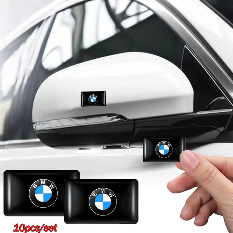 10 Stück 3D Kreative Aufkleber Auto Emblem Abzeichen Aufkleber Decals Auto Logo Styling Für BMW Performance F30 i4 F10 E90 F20 E46 E60 E70 gzjm96