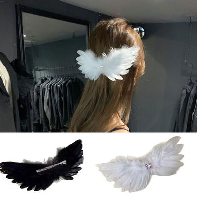 1Pc Big Gift Feather Sweet Hair Accessory Cool Hairpin Wing Hairpin 20CM