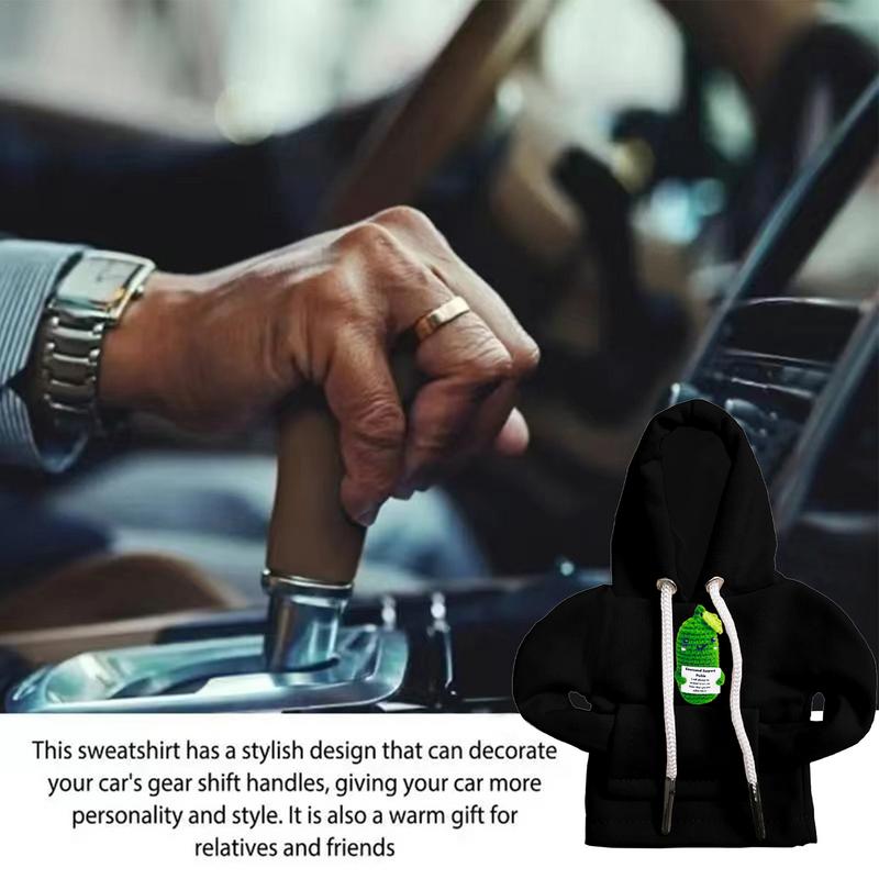 Hoodie Car Gear Shift Cover Fashion Gearshift Hoodie Car Gear Shift Knob Cover Gear Sweatshirt Change Lever Cover