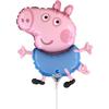 Foil Balloon - George the Pig On a Stick, 35 Grabo