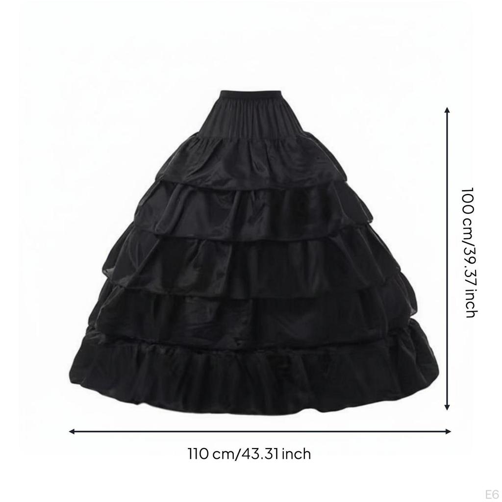 Netz-Unterrock Schicht-Tüll Bund Taille Unterrock für Hochzeiten,
