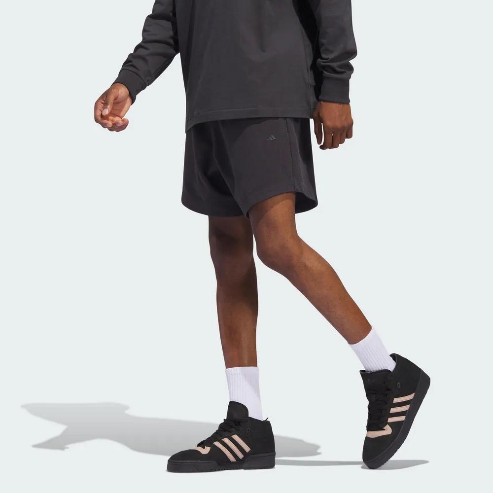 Adidas 2024 Collection Chapter 01 Solid Color Sports Shorts Unisex Bottoms Charcoal-Black IT2472