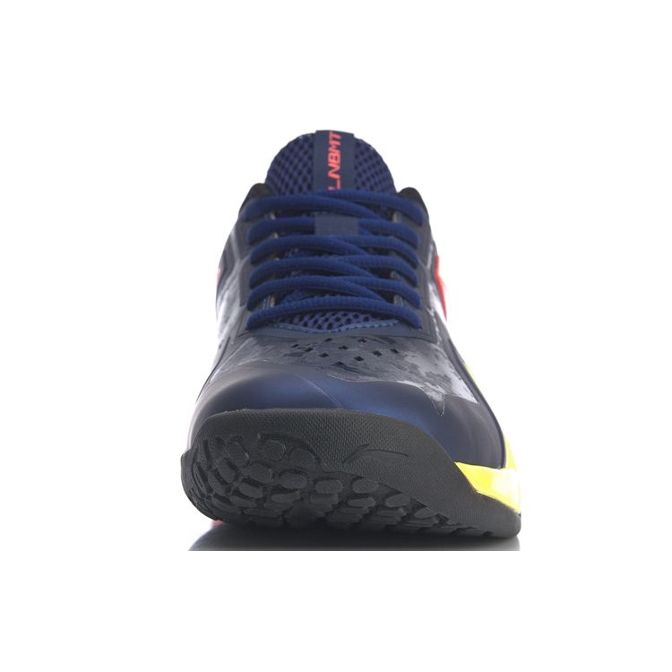 Li Ning Feng Ying V PU Synthetic Leather Rebound Shock Absorption Breathable Non-Slip Support Low-Top Badminton Shoes Unisex Sneaker AYAQ013-1