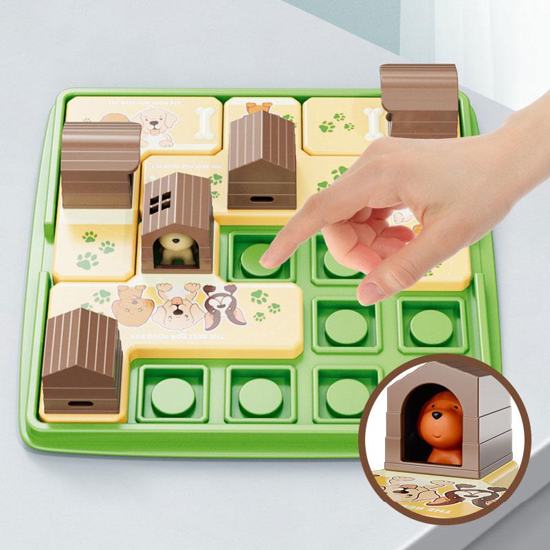 Children Logical Thinking Training Board Game Dog Maze Puzzles Travel Activities Games Parent-Child Interactive Educational Toys