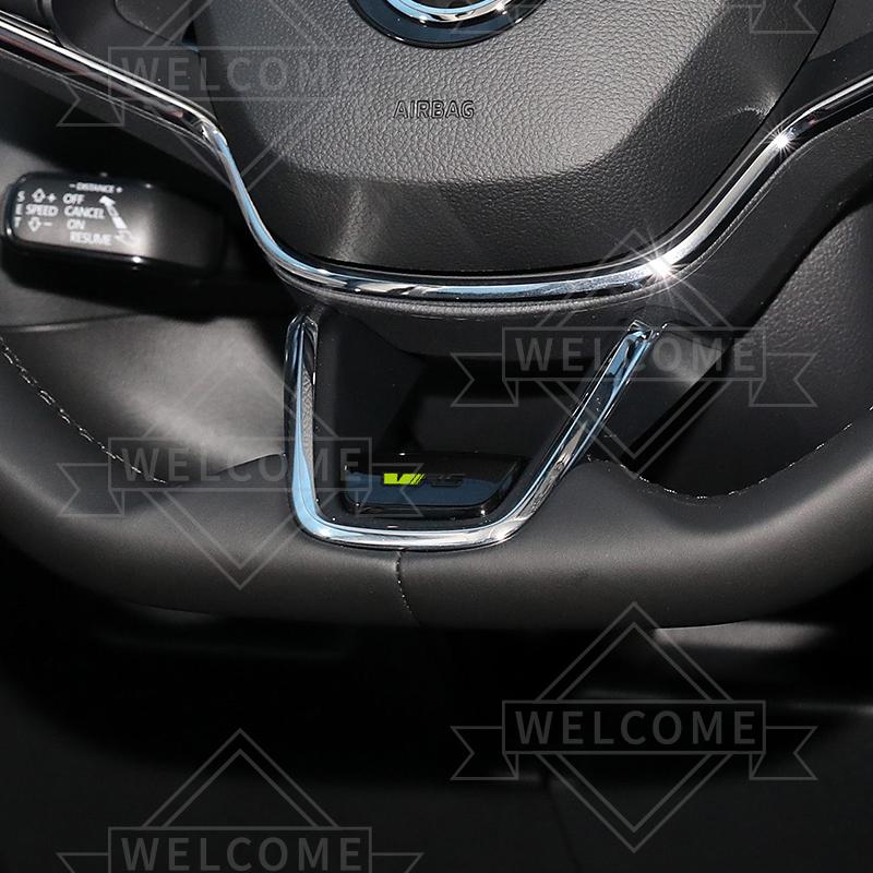 JBIW9 3D Car Stickers For Skoda Superb Kodiaq Karoq Yeti Fabia Octavia Emblem Auto Steering Wheel Badge Interior Decal Accessories