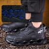 Wodoodporne Buty Robocze Dla Mężczyzn Odporne Na Zgniecenia Odporne Na Przebicie Buty Bezpieczeństwa Męskie Buty Obrotowy Guzik Niszczone Buty Męskie Trampki