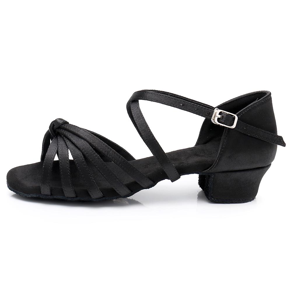 Scarpe da Ballo da Sala a Tacco Basso 3,5 cm per Bambine Ragazze Scarpe da Ballo Latino Salsa per Donne Ragazze