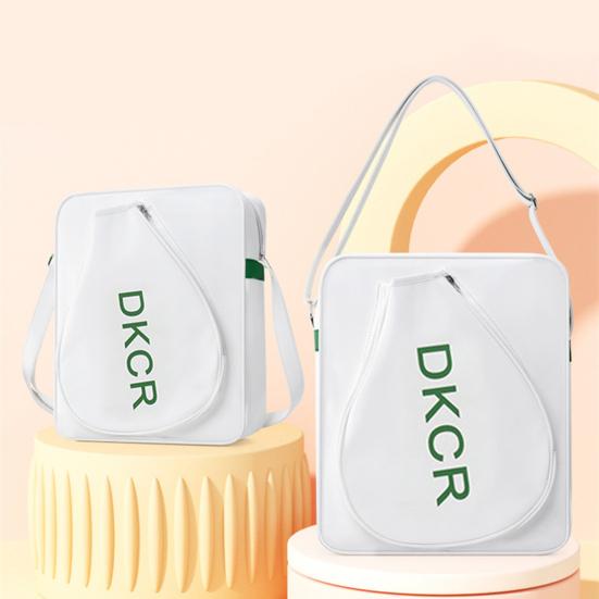 Tennistasche, Tennis-Sling-Umhängetasche, große Kapazität, Kunstleder, Schlägertasche für Badminton- und Pickleball-Schläger