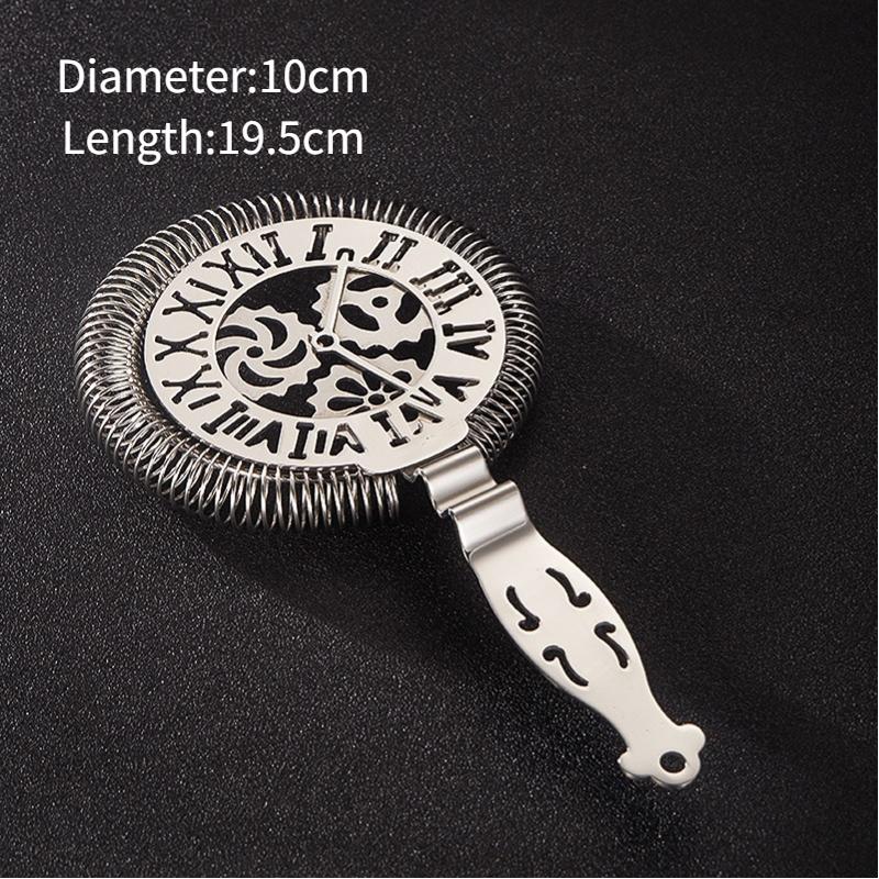 Bar Strainer Stainless Steel Strainer Skull And Mechanical Watch Bar Strainer Sprung Creative Bar Deluxe Strainer Bar Tools