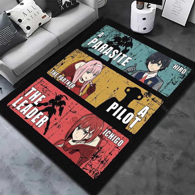 Franxx Carpet Rug For Living Room Bedroom Home Sofa Decoration Kids Play Nonslip Floor Mat