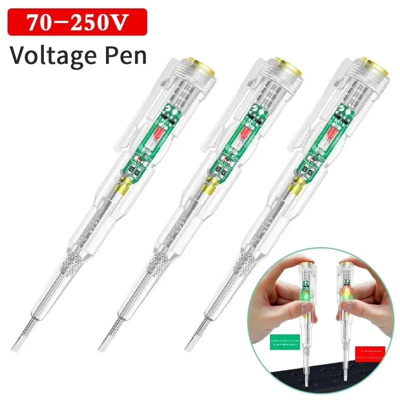 Intelligent Voltage Tester Pen 70-250V Induction Power Detector Pen Electrical Screwdriver Indicator Circuit Tester