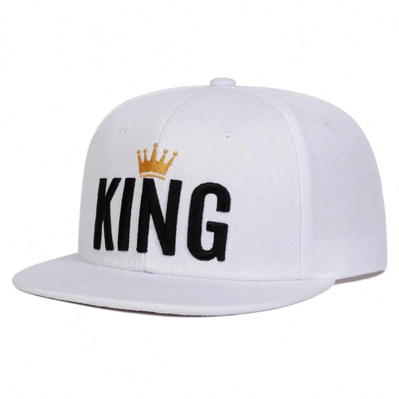 Unisex Crown KING Embroidery Hip-hop Hats Spring And Autumn Outdoor Adjustable Sports Casual Baseball Caps Sunscreen Hat