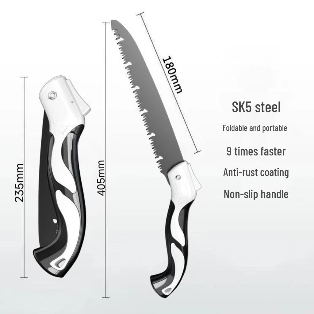 

Ручная складная пила ручной работы для деревообработки: Инструмент для быстрой валки деревьев, маленький и портативный для бытового использования.