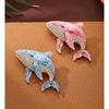 1 Pezzo Adorabile Spilla Pesce Marino Animale a 4 Colori Spille Balena con Strass per Vestiti da Donna Spille per Zaino Regali