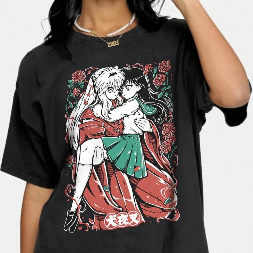 Anime Inuyasha T Shirt Black Gift For Friend S