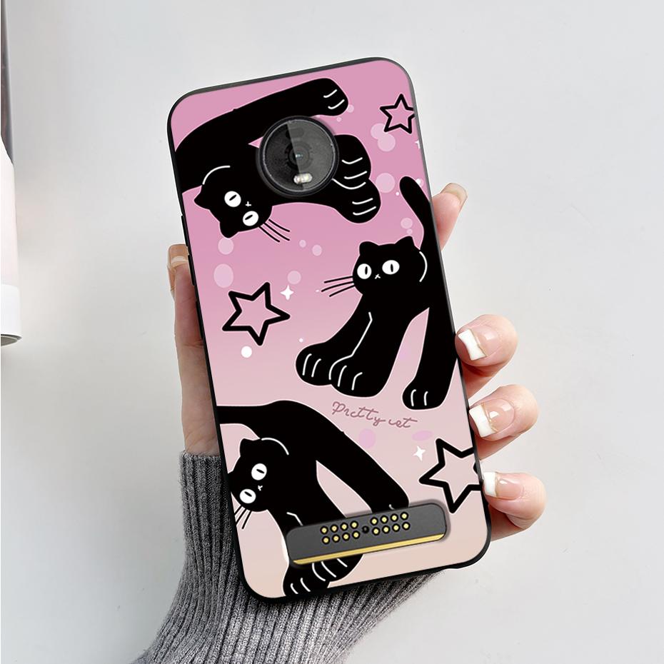For Motorola Moto Z4 Z3 Play Case Cute Cartoon Soft Silicone TPU Cover Phone Case For Moto Z3 Z4 Play MotoZ4 Z4Play Z3Play Funda