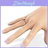 Elegant Fashion Women Anniversary Engagement Ring Timeless Jewelry Gift For Parties