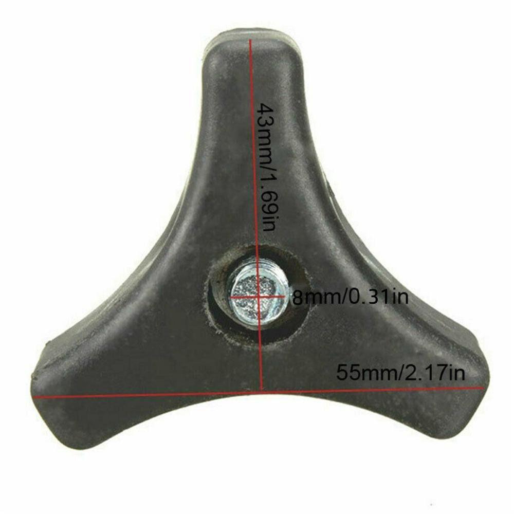 Quality For Lawn Mower Machine Garden Tools Triangle Replacement Knob Bolt Handle Parts Nut Screw