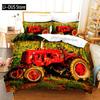 Tractor Bedding Set Bedspread Single Twin Full Queen King Size Sports Bed Set Aldult Bedroom Duvetcover 2 conjunto de cama
