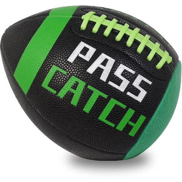 PassCatch Kids/Youth Size(Ages 5-13) Training Football, Composite Fatherless Bounce Back Youth Football, Football Training Improving Enhance Solo