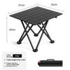 Ultralight Portable Folding Camping Table Foldable Outdoor Dinner Desk High Strength Carbon Steel For Garden Party Picnic Bbq