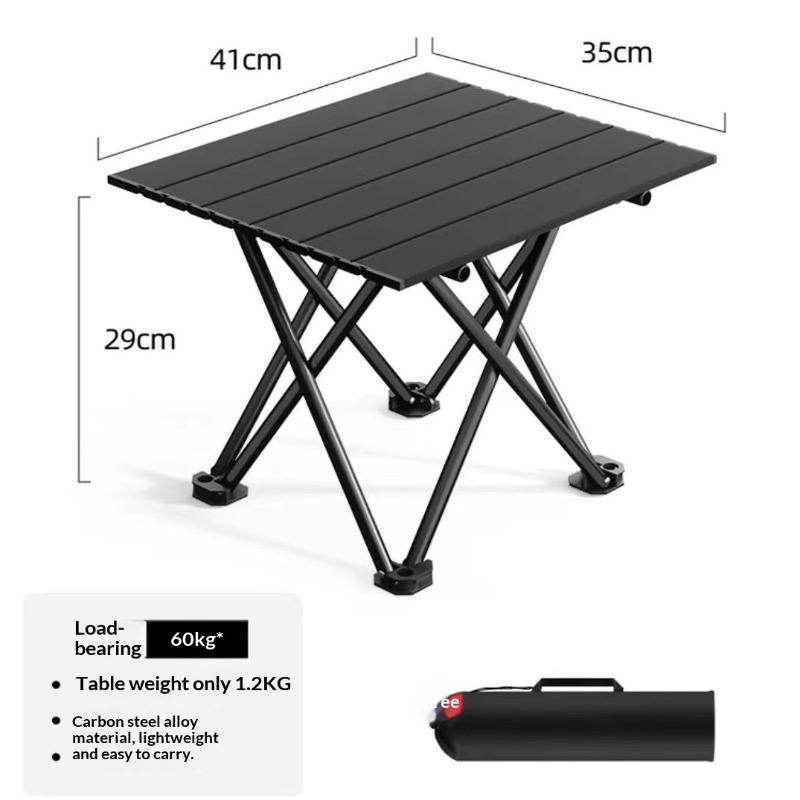 Ultralight Portable Folding Camping Table Foldable Outdoor Dinner Desk High Strength Carbon Steel For Garden Party Picnic Bbq