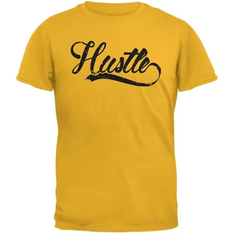 Hustle Gold Adult T Shirt