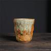 Retro Japanese Style Ceramic Stone Pattern Tea Cups