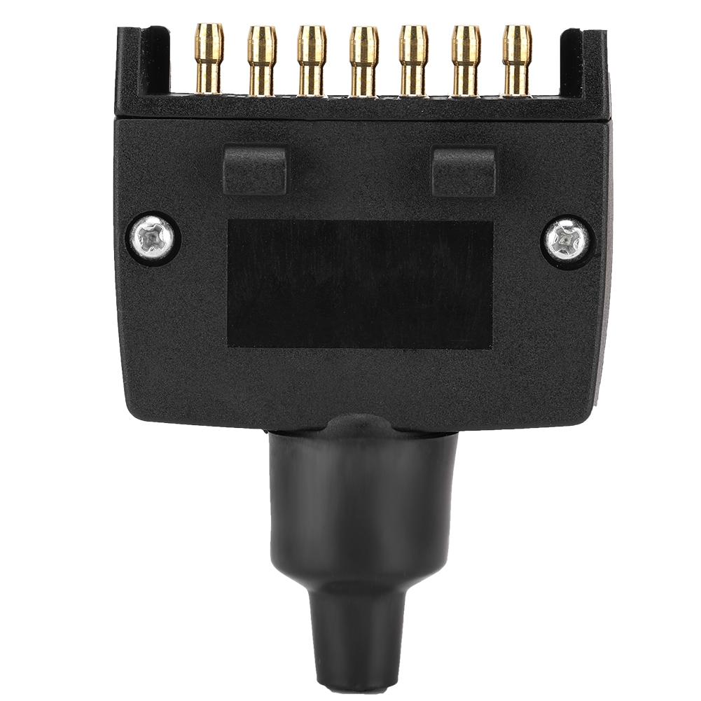 Australian 7 Pin Flat Male Trailer Socket Plug Connector Adapter for Caravan Trailer