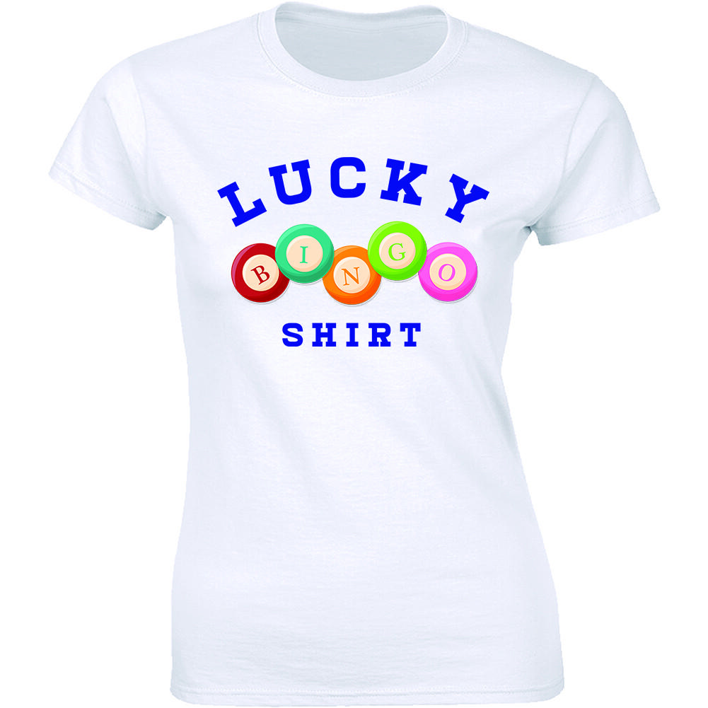 Lucky Bingo Shirt - Funny Gambling Women s Premium T-shirt Tee S