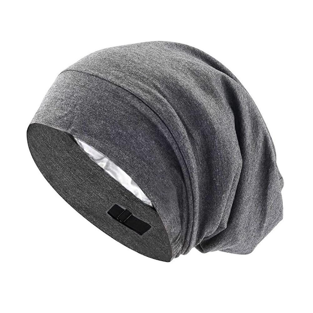 Adjustable Warm Nightcap Stretch Skull Hat Unisex Men's Beanie Caps Hair Protection