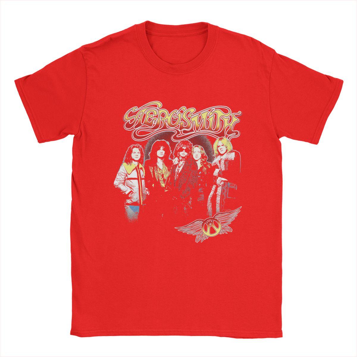 

Футболки с изображением группы Rock Aerosmith, одежда для мужчин и женщин, хлопковая футболка для отдыха, топы с коротким рукавом, подарок на день рождения S