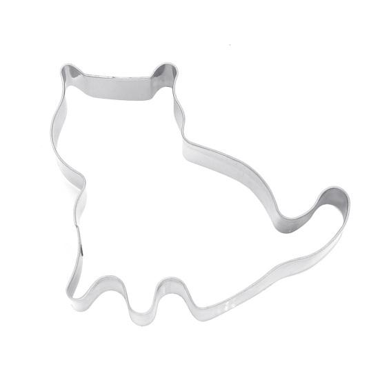 Stainless Steel Cats Shape Biscuit Cookie Cutter Mold Fondant Cake Baking Tool