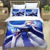 Fate EXTRA Duvet Cover Pillowcase Fate Stay Night Bedding Set Adult Boy Girl Bedroom Decoration Tohsaka Rin Single Double Size