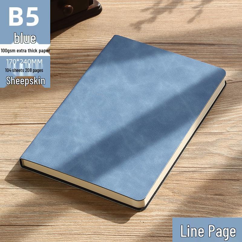 High-Quality A5 Leather Softcover Notebook for Students and Professionals