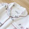 Summer New 100% Cotton Crepe Ladies Pajamas Short-sleeved Shorts Two-piece Simple Fresh and Cute Homewear Pajama Set Women