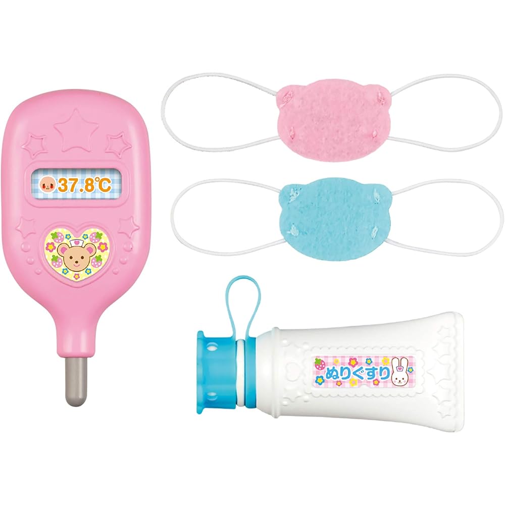 Pilot Meru-chan Care Parts Thermometer & Medicine Set for Ages 3 and Up