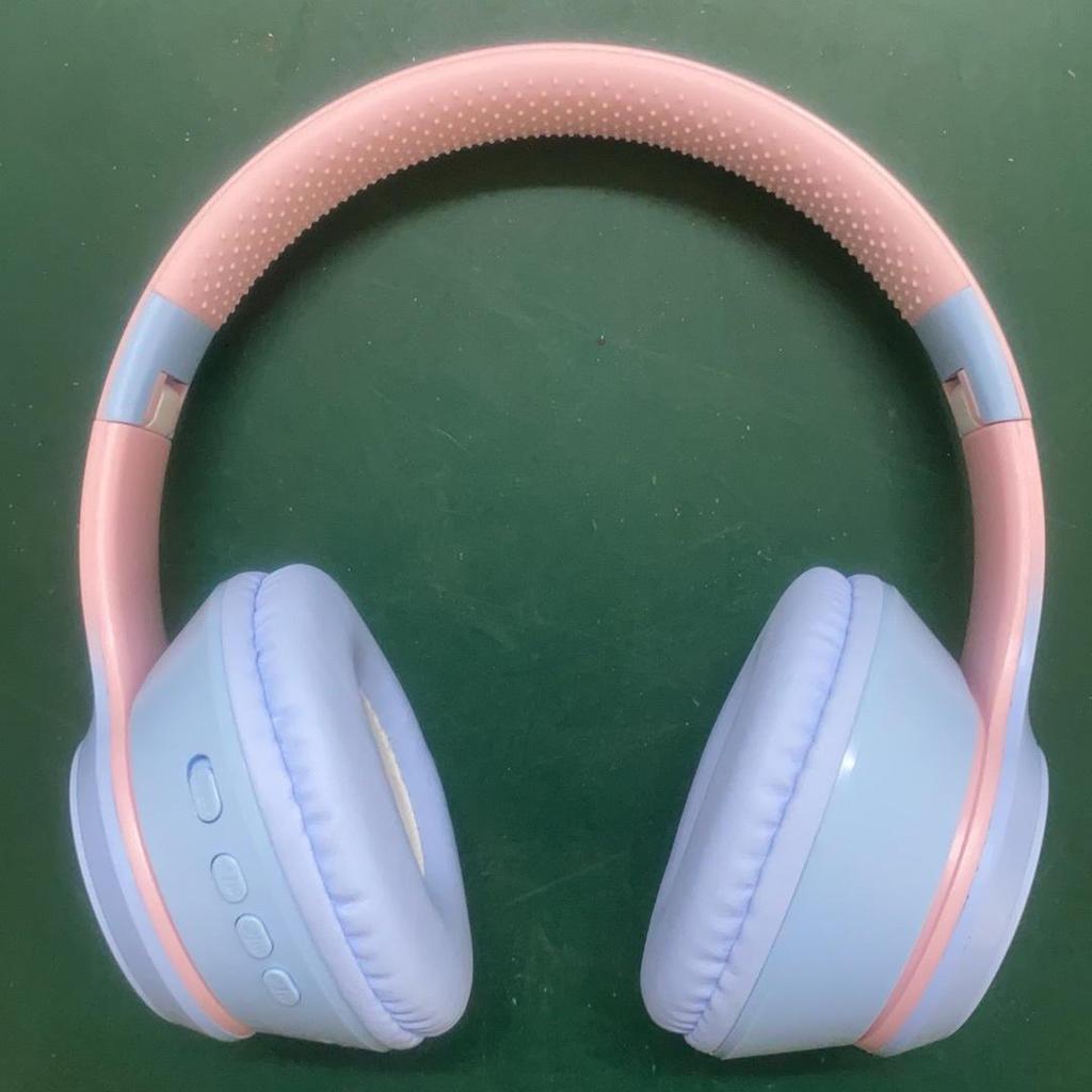 Luminous Gradient Wireless Bluetooth Headband with Macaron Earbuds – Heavy Bass Best Seller