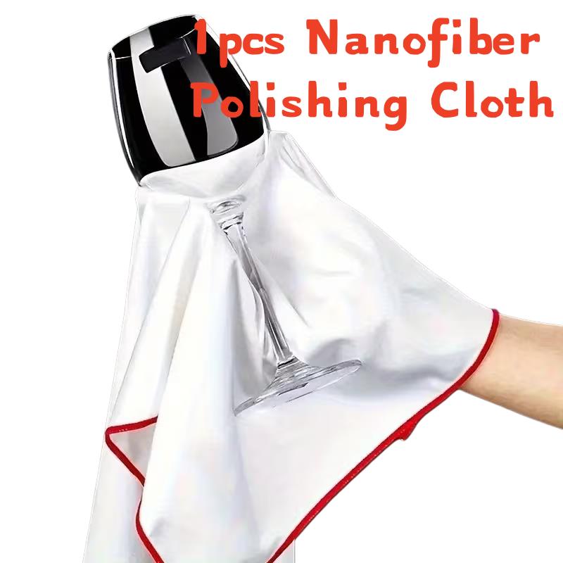 

1pcs Large Nano Fiber Polishing Cloth for Camera Lens, Screen, Stainless Steel - Scratch-Free, Smooth Finish, Optics Safe