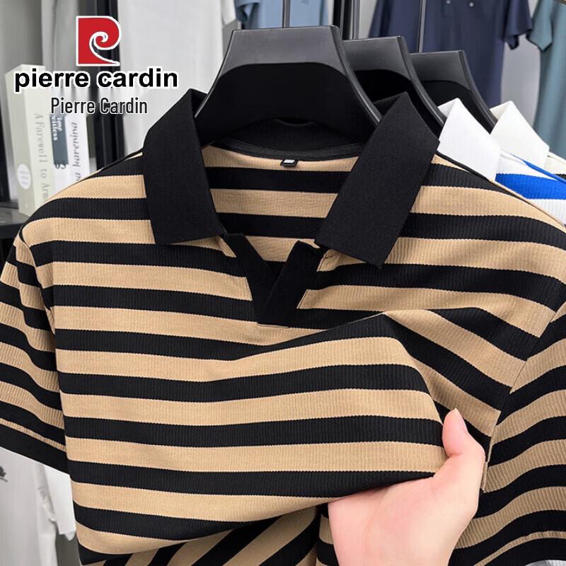 Мужская полоскатая футболка-поло Pierre Cardin 180/2XL