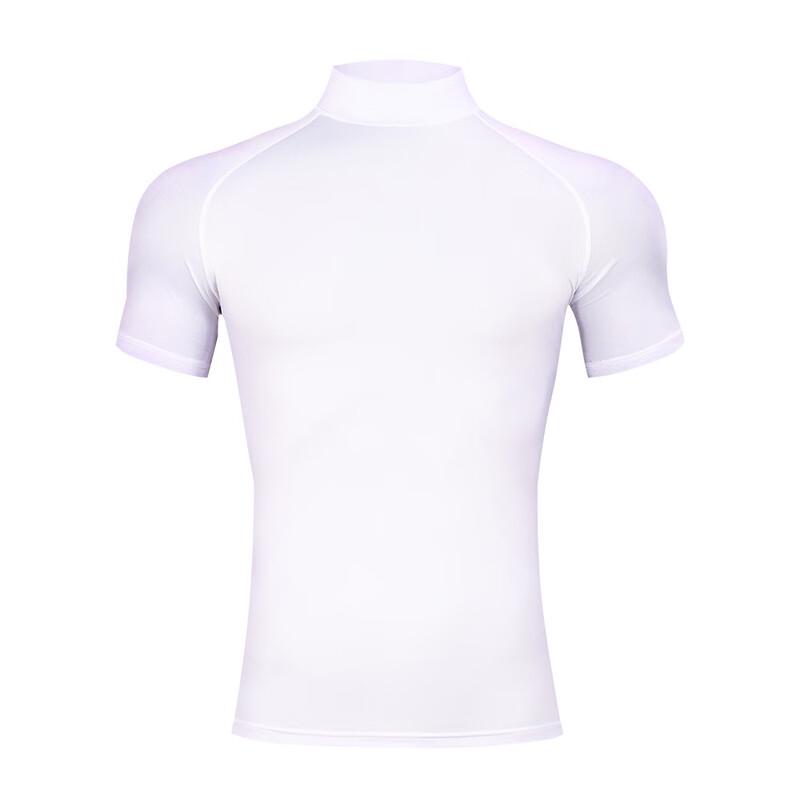 OEING Men's Quick-Dry High-Neck Training T-Shirt