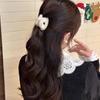 Stylish Plush Cats Ear Hair Clips Unique Cats Ear Hair Clips Soft Nonslip Bangs Claw Clips for Women Decoration
