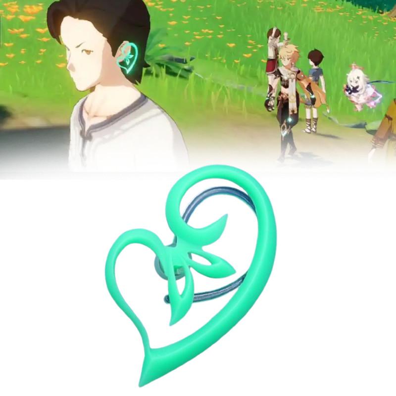 Akasha Impact Genshin Earrings Props Luminous Cosplay Eardrop Jewelry Gift Fans