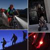 1-4Pairs LED Silicone Bicycle Front Rear Light Set 3 Modes Waterproof MTB Mountain Road Bike Cycling Headlight Tail Warning Lamp