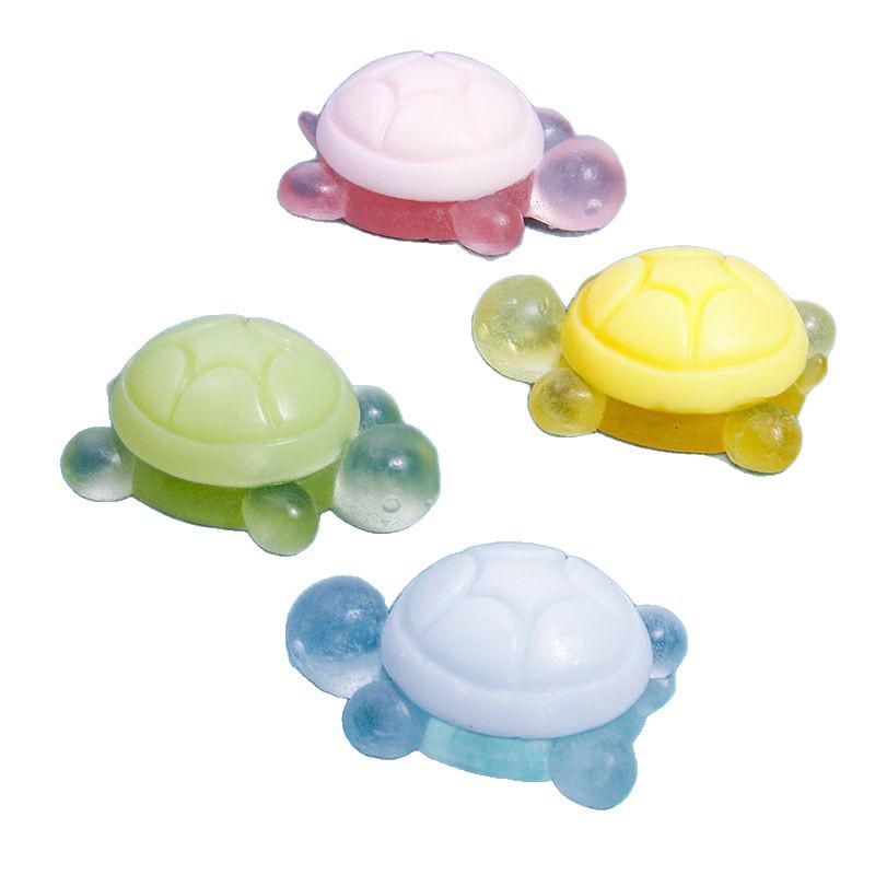 Little Turtle Handmade Essential Oil Cartoon Soap - Mini Bath Soap for Kids, Gentle Oil Control & Skin Cleansing.
